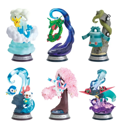 Re-ment Pokemon Swing Vignette Collection 2 Figure Box