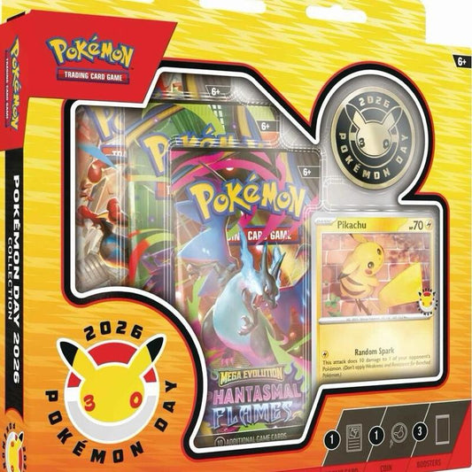 Pokémon Day 2026 Collection 30th Anniversary Edition with Pikachu Foil Promo Card & Metallic Coin