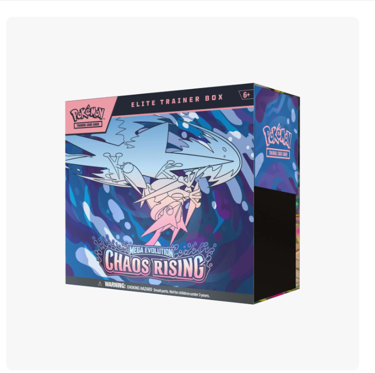 Chaos Rising Elite Trainer Box - ME04 (CRI) **RIPPED LIVE**