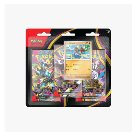 Pitch Black 3-Pack Blister [Binacle] - ME05