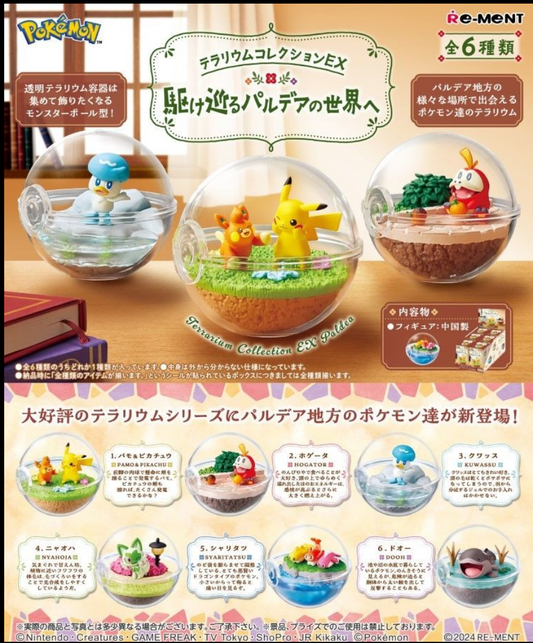 Re-ment Pokemon Terrarium Collection EX Exploring Paldea Box
